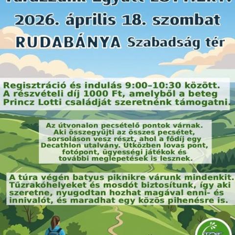 Túrázzunk Együtt Lottiért!